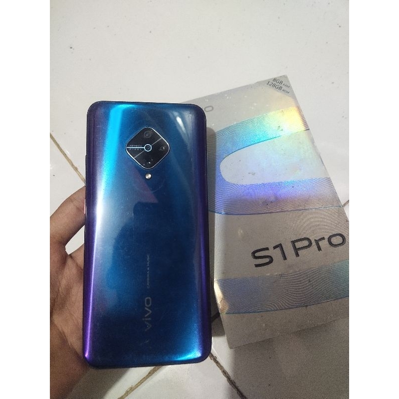 Hp vivo s1 pro ram 8/128 sidik jari layar second ( SEGEL )