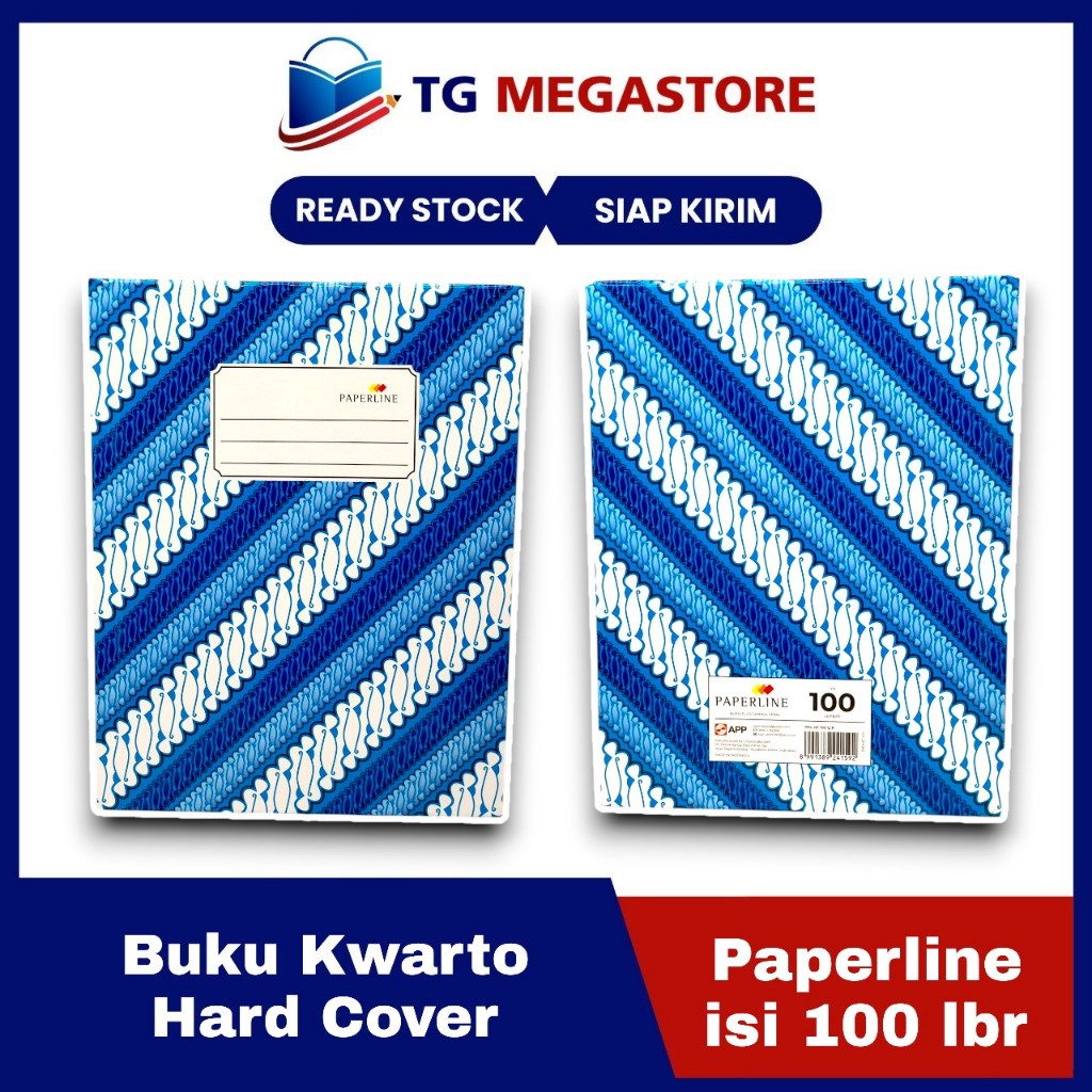 

Buku Tulis Paperline 100 Lembar ( Quarto Sampul Tebal )