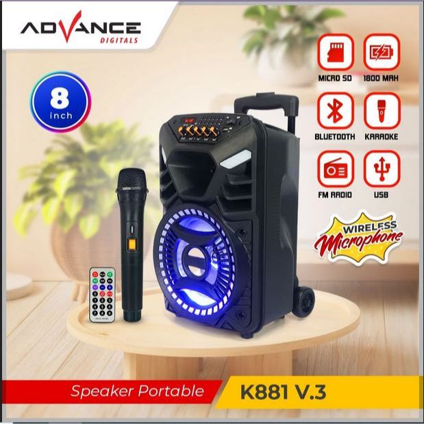 Speaker Portable Advance K881