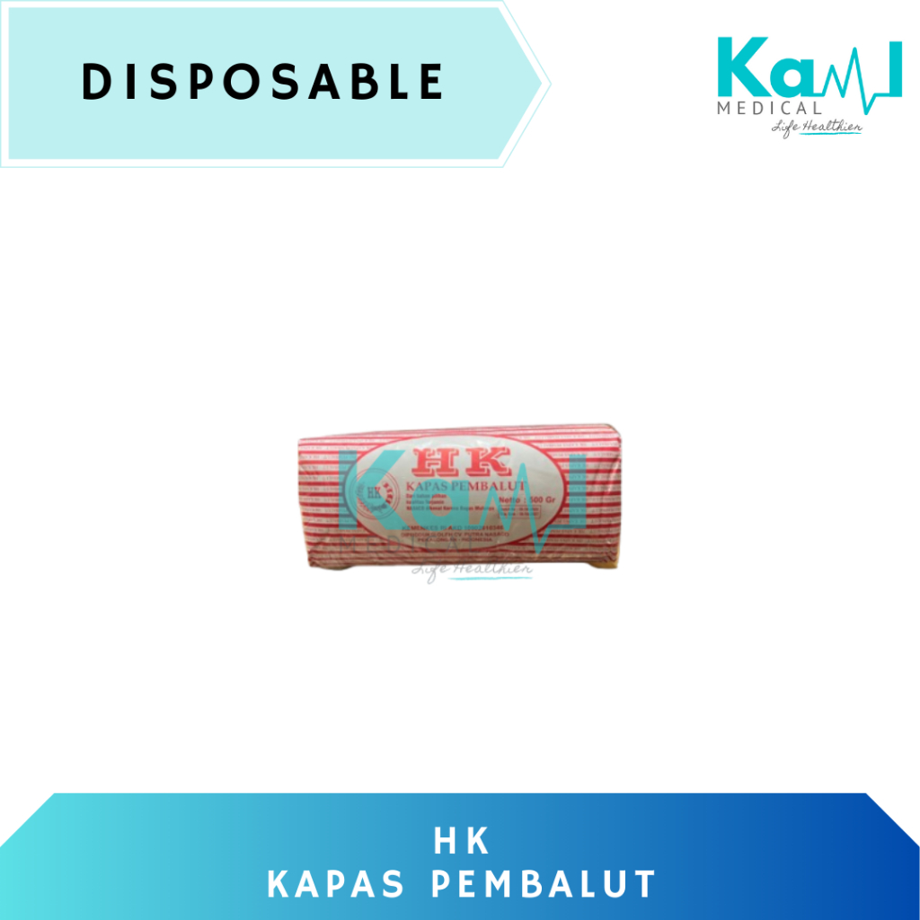Kapas Pembalut HK 25gr | Kapas Pembalut HK 50g | Kapas Pembalut HK 100g | Kapas Pembalut Luka HK
