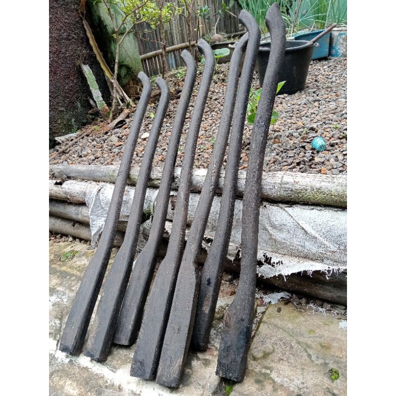 gagang doran cangkul kayu aren/ruyung hitam