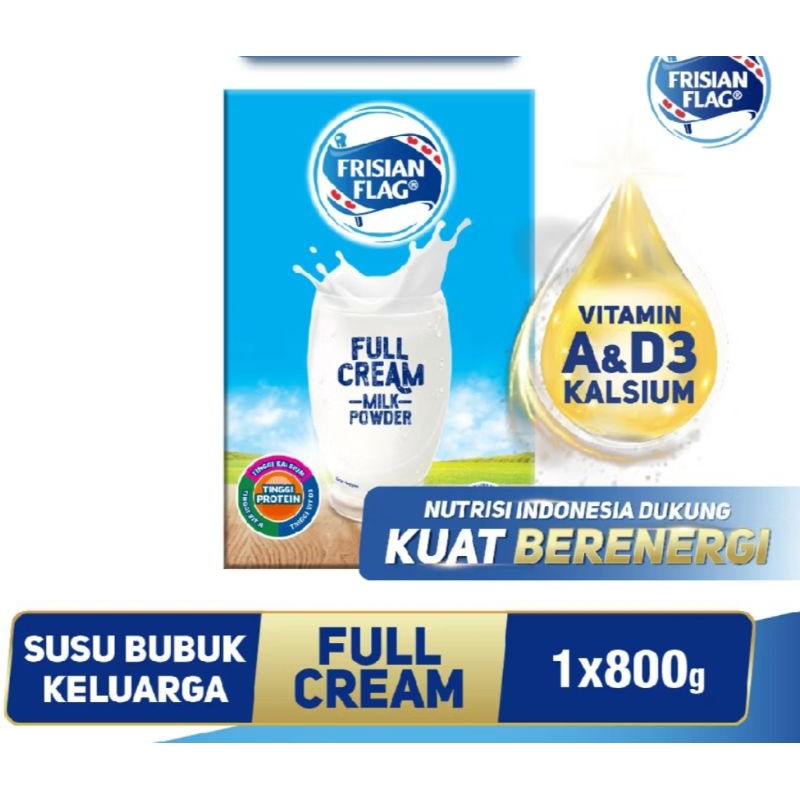 

Frisian Flag Full Cream Powder 1x800g