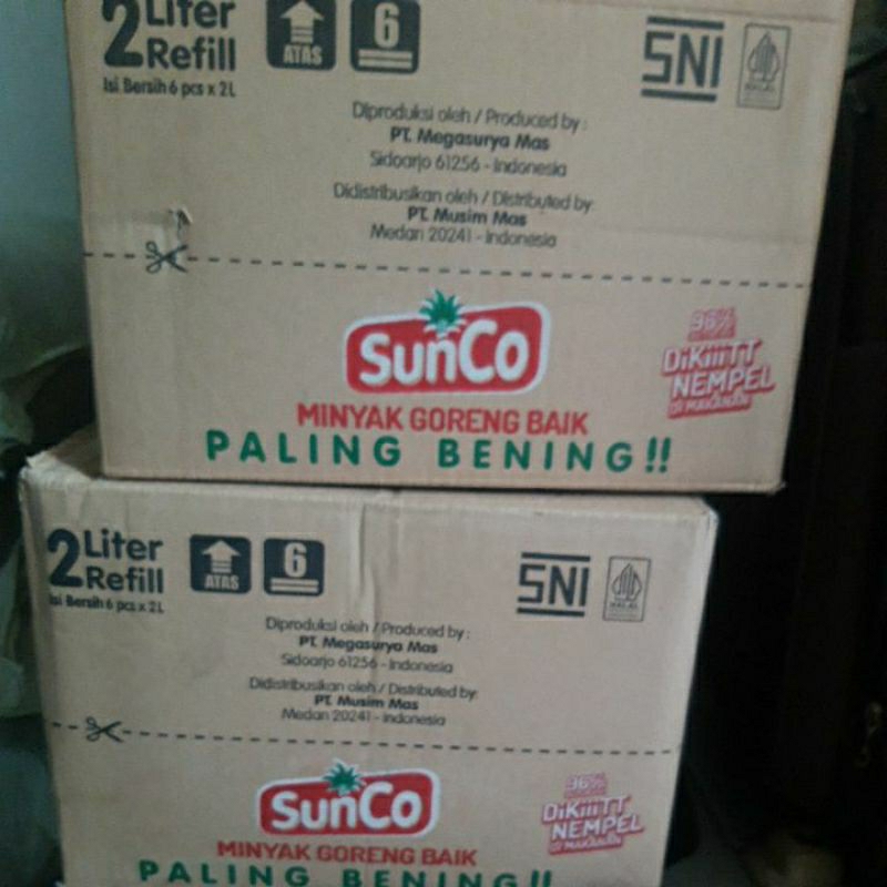 

SUNCO 2Liter KARTONAN ISI 6