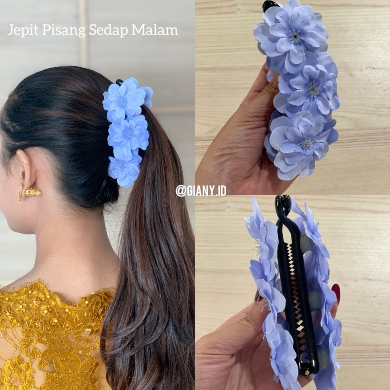 Jepit Pisang Sedap Malam / Jepit Bunga / Jepit Clip