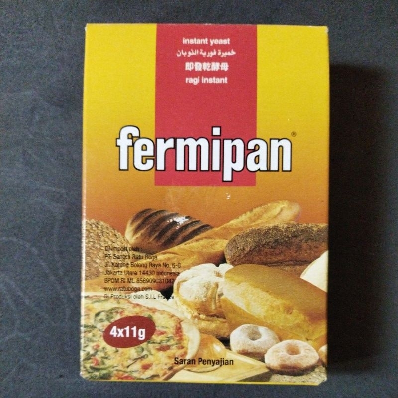 

Fermipan Ragi Instan 4 x 11 g (1 box isi 4 pcs) [TBRG]