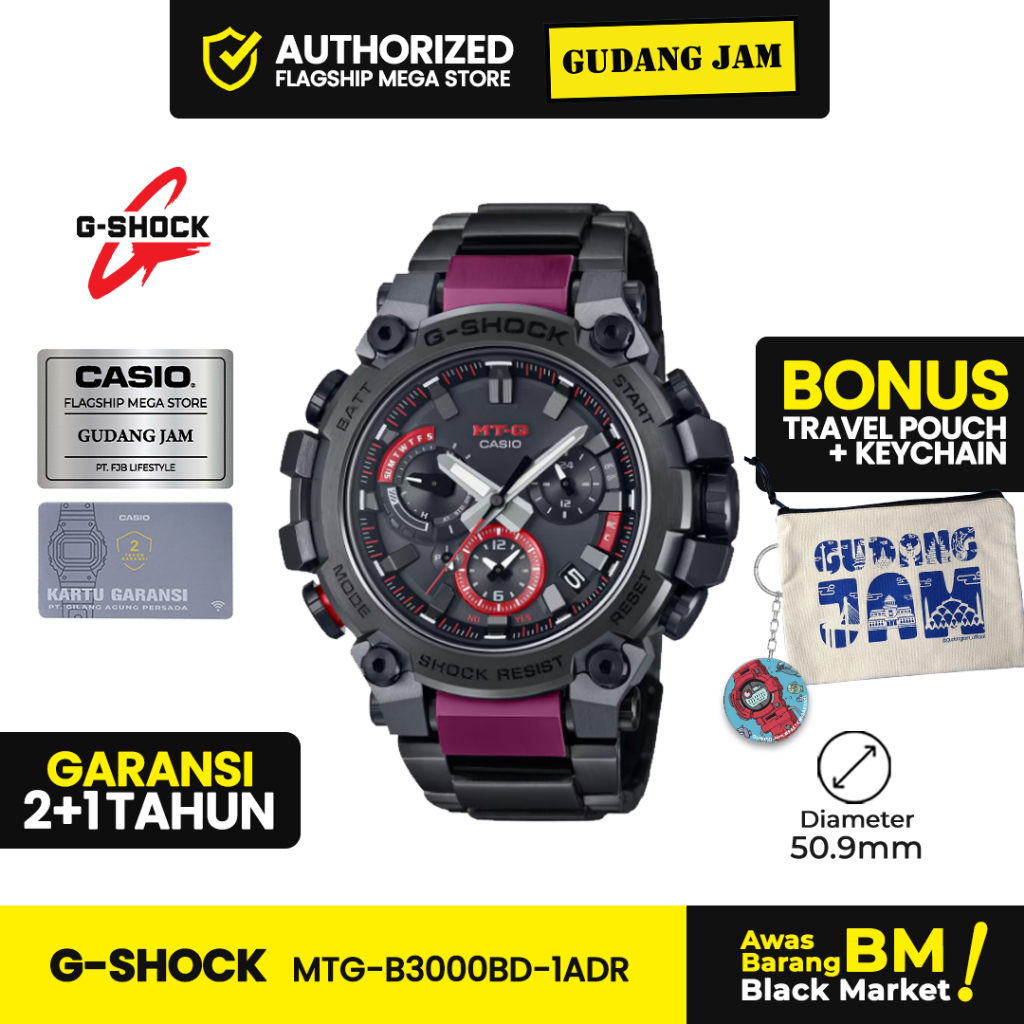 Jam Tangan G-Shock MTG-B3000BD-1ADR MTG-B3000BD MTG-B3000 MTGB3000BD