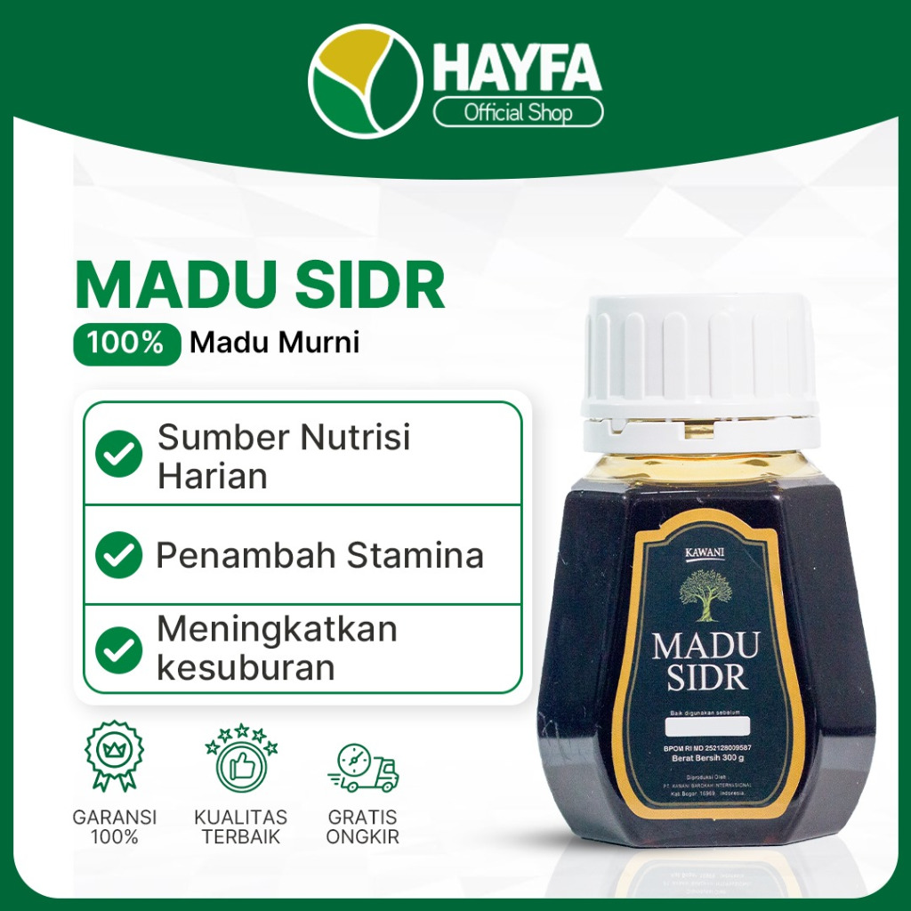 

Madu Sidr Kashmir Bantu Penuhi Nutrisi Harian 100% Asli BPOM
