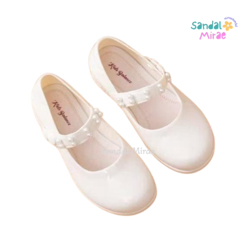 Sepatu Pantofel Anak Perempuan Sepatu Docmart Sekolah Pantofel Original  Motif Mutiara INARA