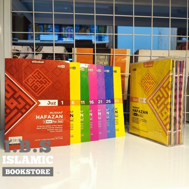 Mushaf Hafazan 8 Blok Per Juz A6 - AlQuran Hafalan Per Juz 8 Blok Warna AlQosbah