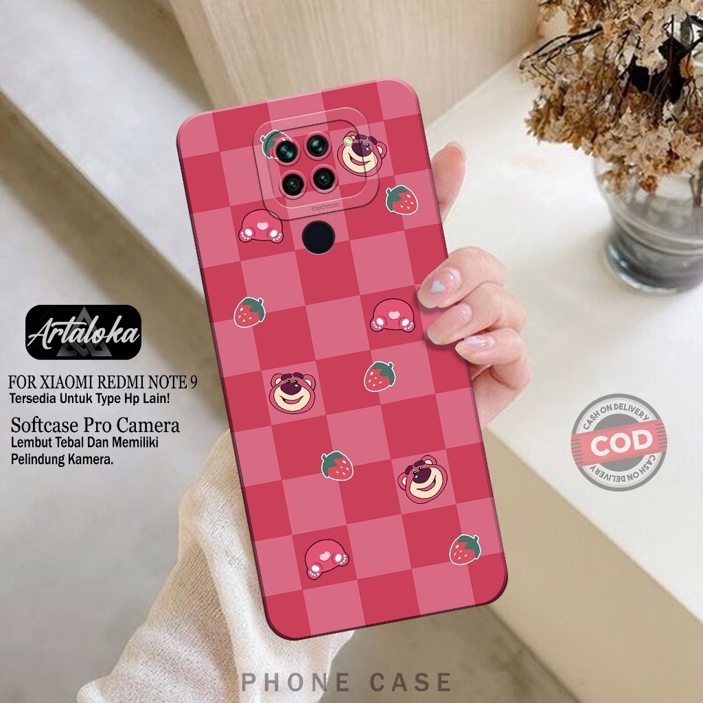 Softcase Hp Xiaomi Redmi Note 9 Fashion Case Kartun Lucu Case Xiaomi Redmi Note 9 Silikon TPU Pro Ca