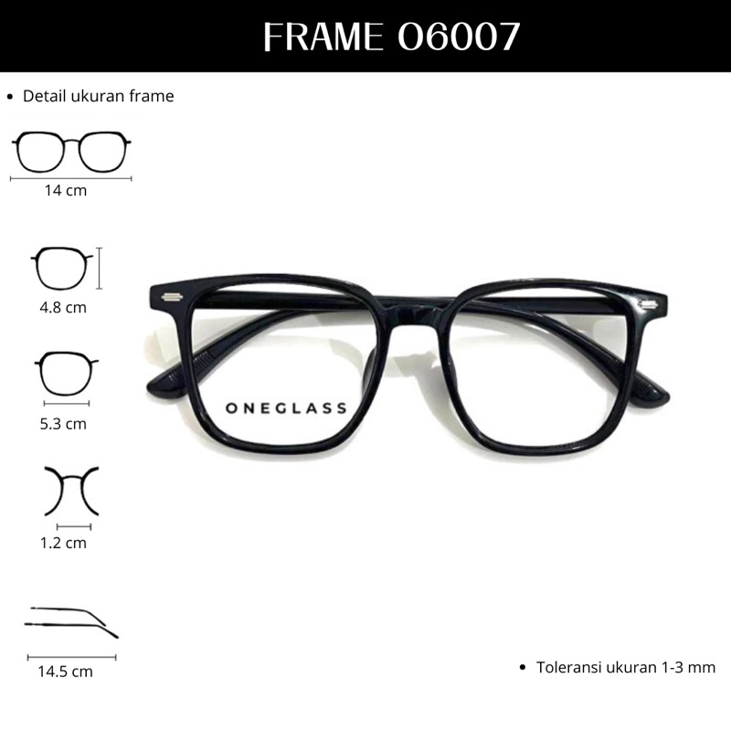 Oneglass - Frame O60007 unisex