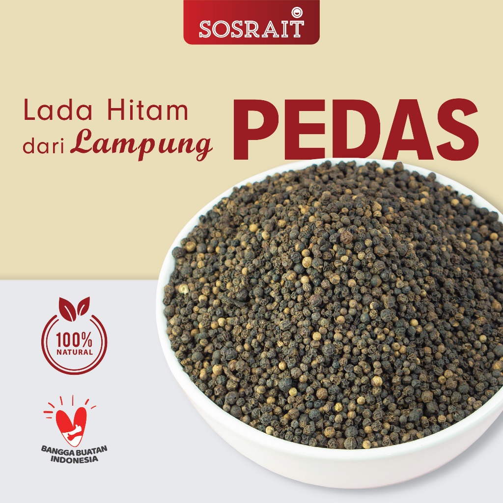 

Sosrait Lada Hitam Utuh Asli Lampung [1KG]