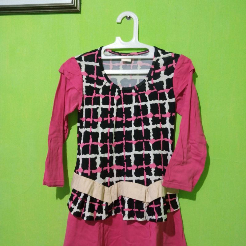 baju gamis anak baju muslim anak dress cantik lucu bermotif untuk anak perempuan | premium preloved 