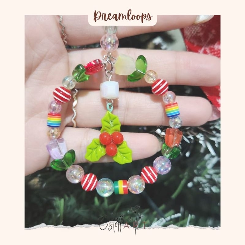 Dreamloops Edisi Natal / Gantungan Pohon Natal / Gantungan Mobil Kunci Tas Gantungan Serbaguna