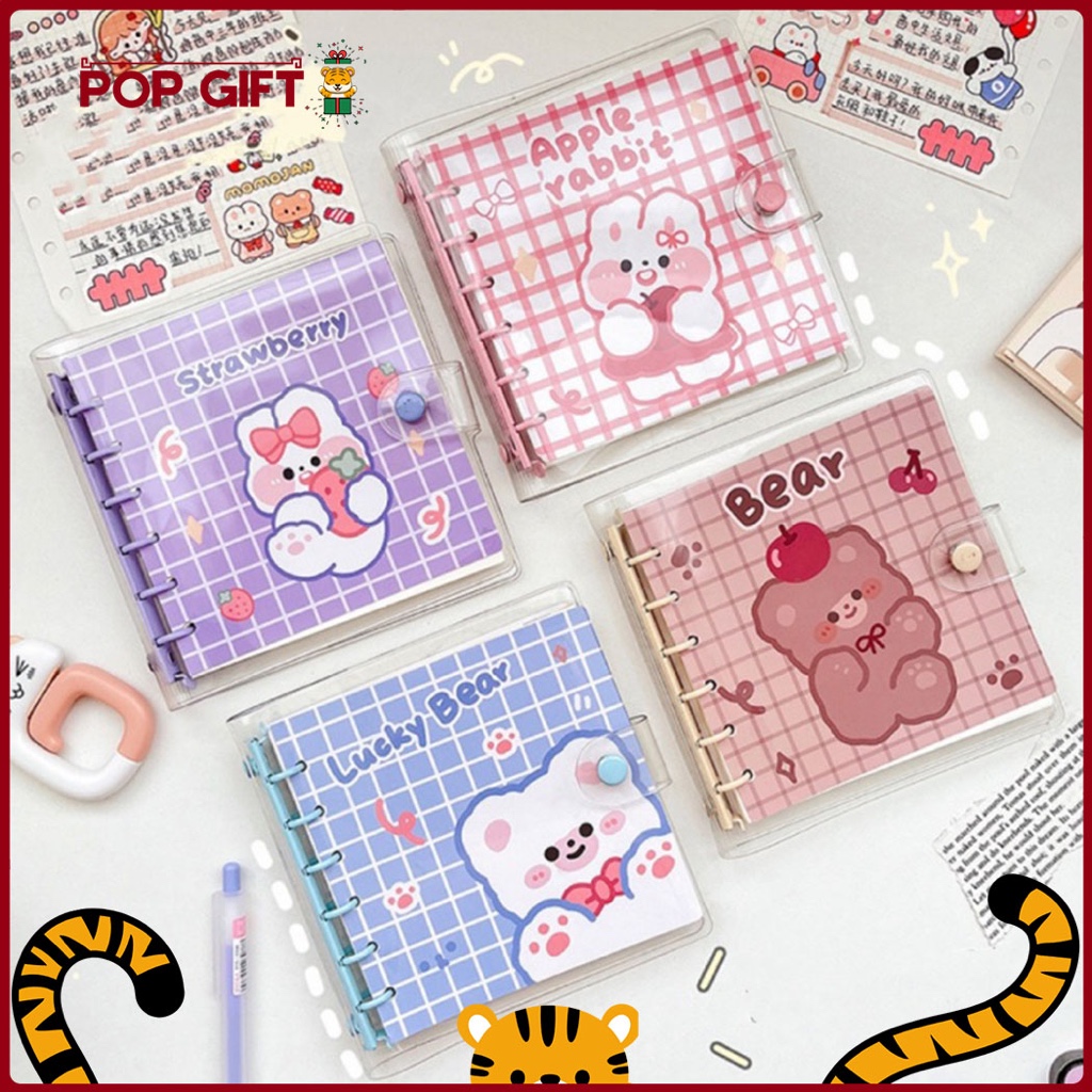 

PG Buku Binder 80 Lembar Notebook Aesthetic Colourfull Edisi Rabbit MP21 Binder Karakter Character