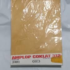 

Amplop 312 Coklat Kiky
