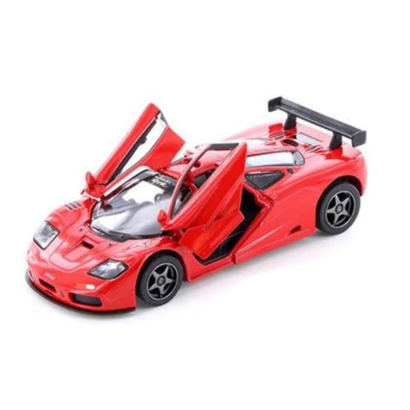 kinsmart miniatur mobil mclaren 1995 f1 gtr