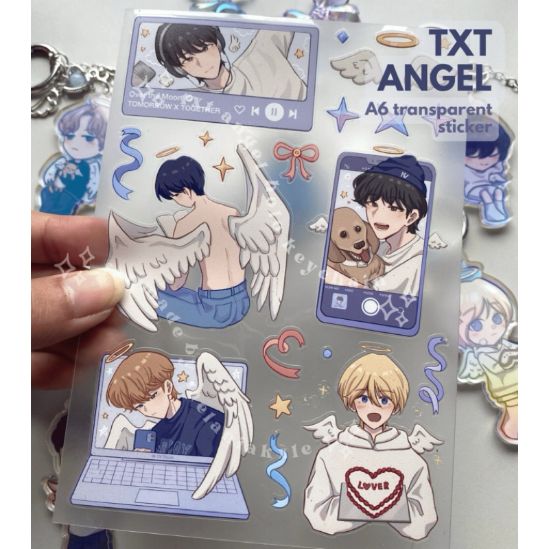 

TXT angel - A6 sticker sheet