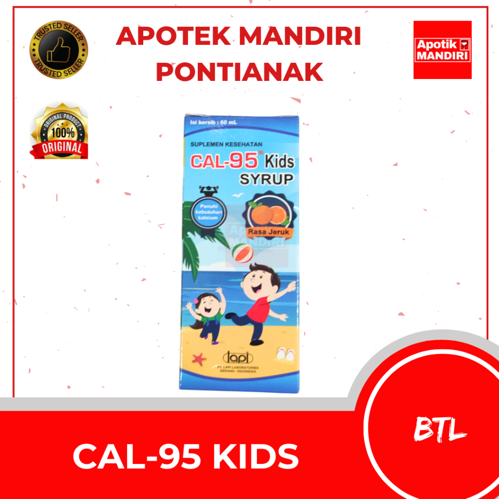 CAL-95 KIDS SIRUP - Memenuhi Kebutuhan Kalsium Anak