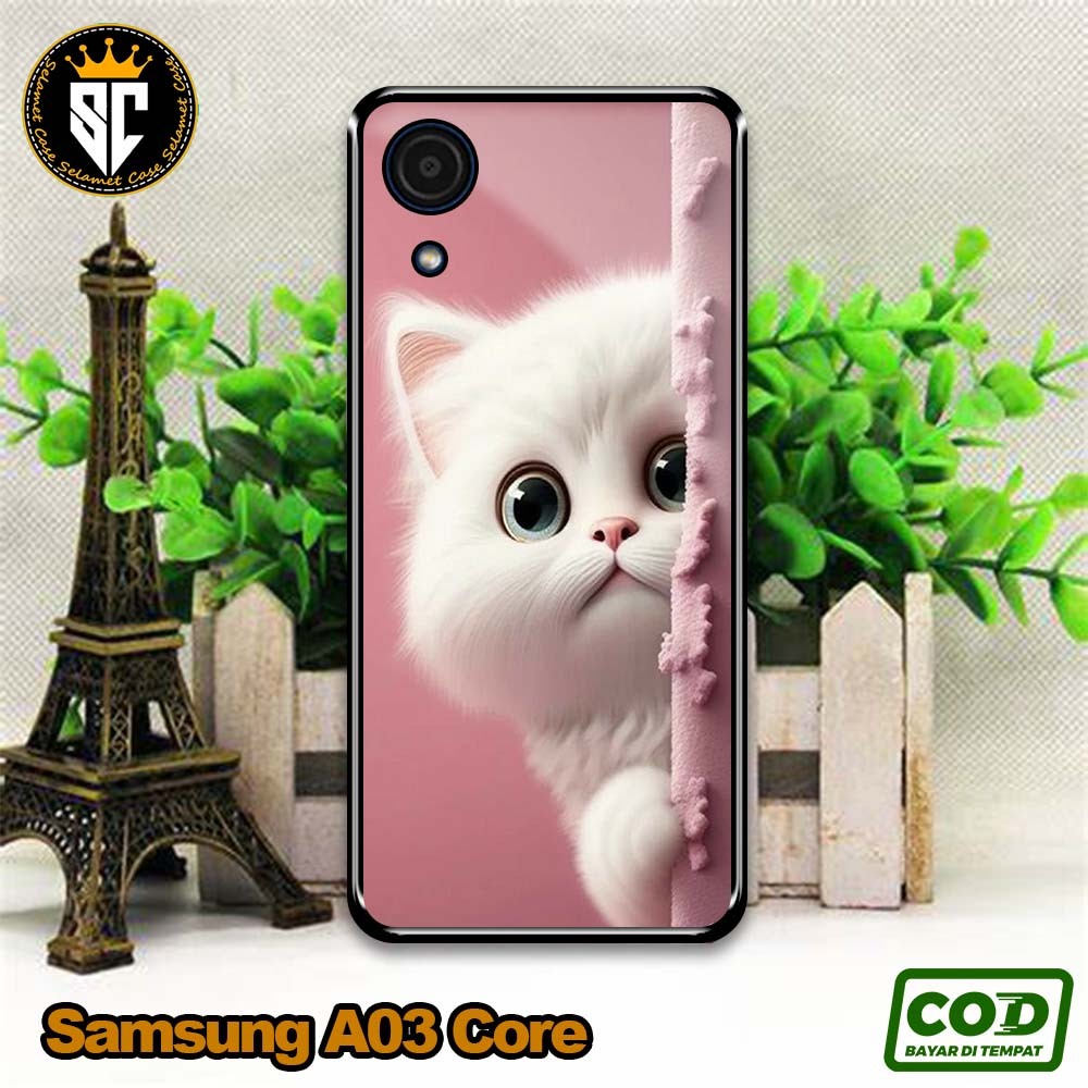 Case SAMSUNG A03 CORE  Selamet Case [cat] Case Glossy Case Aesthetic Custom Case Anime Pelindung hp 
