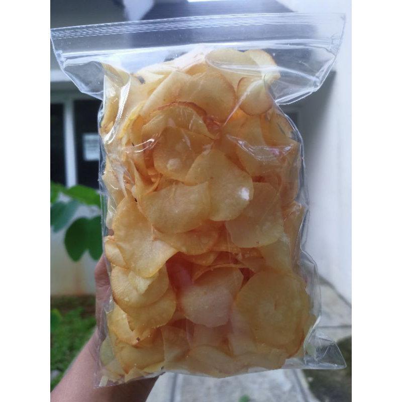 

KERIPIK SINGKONG CABUT DADAKAN KRIUK GURIH NETTO 200 GRAM