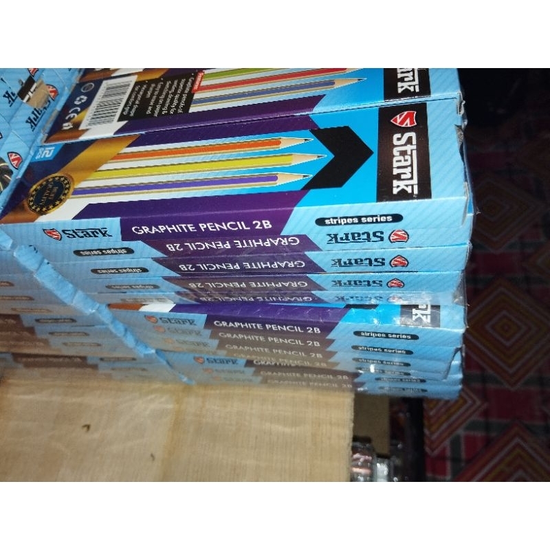 

pensil 2 b stark 1pack 12pcs/alat tulis/menggambar/pencils
