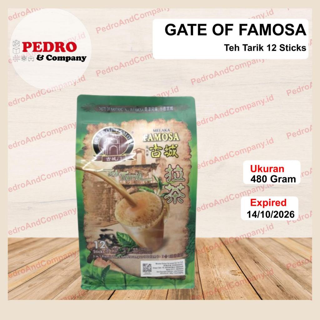 

Gate of Famosa TEH TARIK 12 sticks 480 gram 3in1 MELAKA kopi instant tea