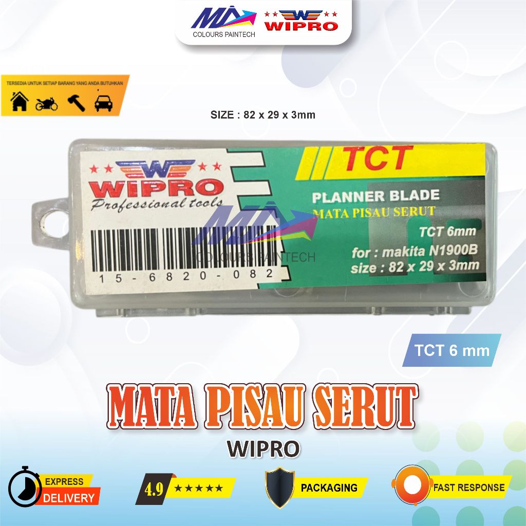 Mata Pisau Ketam Blade Planer TCT Wipro 6mm