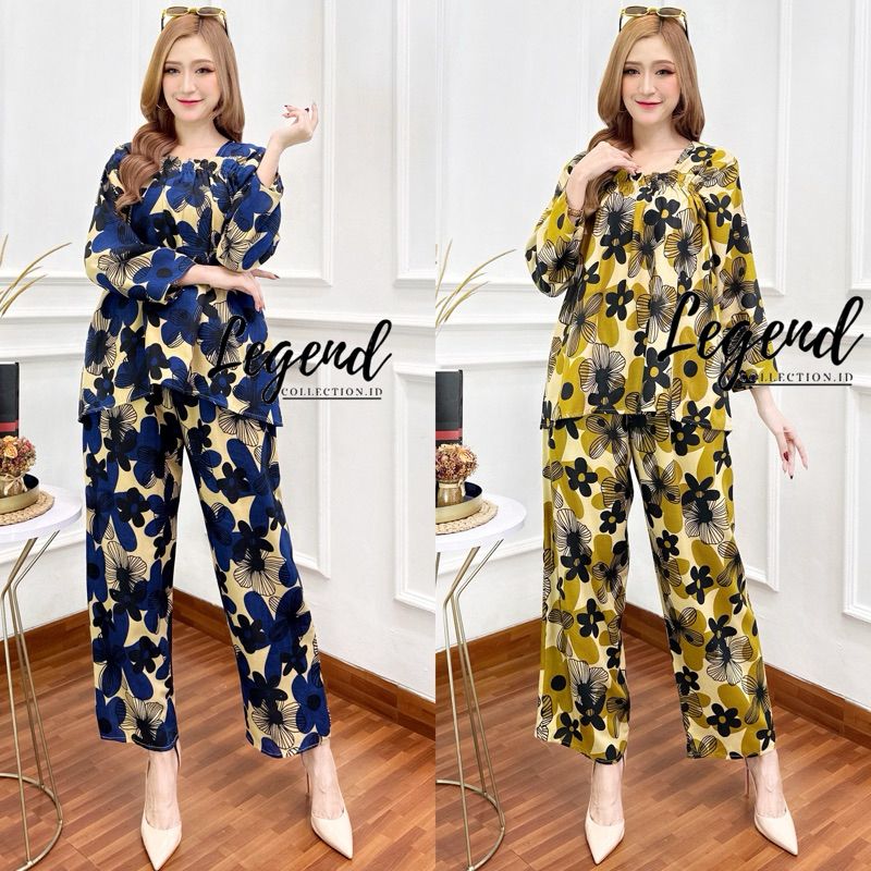 Setelan Baju Wanita Kekinian - Setelan Celana & Blouse / Baju Santai Korea Style