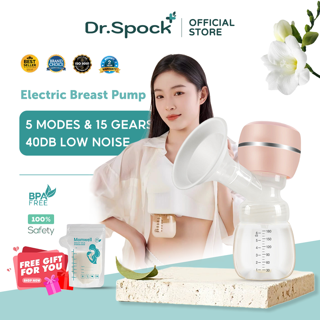 mewranistore - Dr.Spock Pompa ASI Elektrik / Wireless Pompa ASI Electric 180ml Portable Pomping ASI