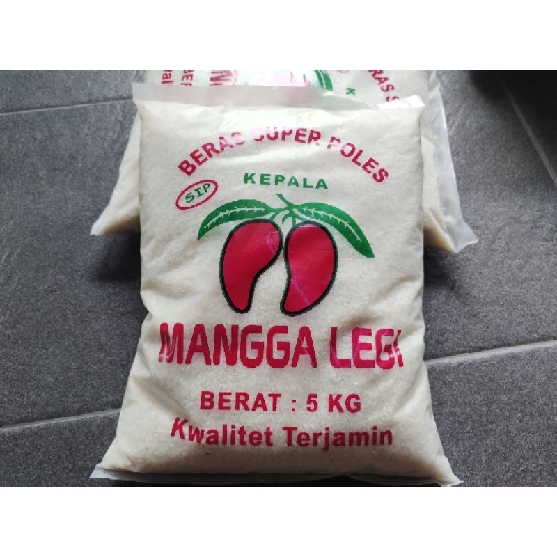 

BERAS SUPER POLES KEPALA MANGGA LEGI 5 KG