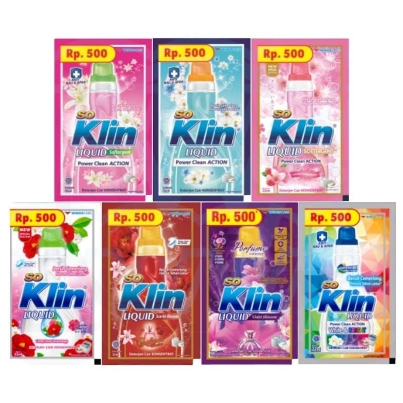 Soklin Detergent Cair 22ml