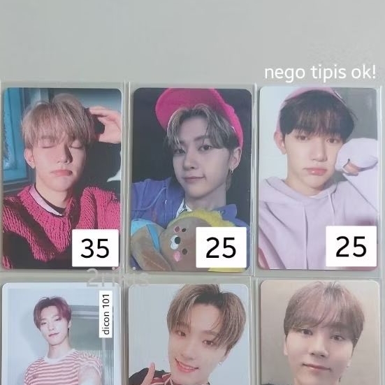 photocard seventeen dino face the sun weverse fts svt pc seungkwan memory book caratland membook dic