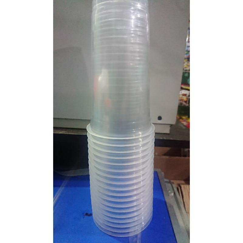 CUP ES TEH JUMBO DAN TEH POCI BUKAN TONGTJI 22 OZ