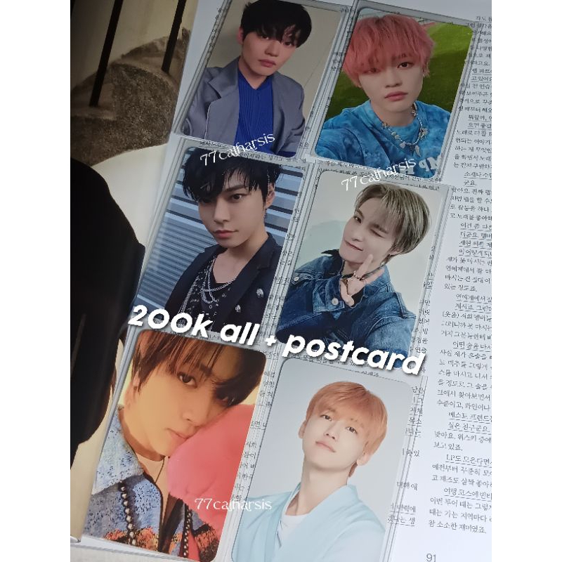 t. wts photocard pc doyoung chenle haechan jeamin yangyang hello future universe 2nd player jewel 20