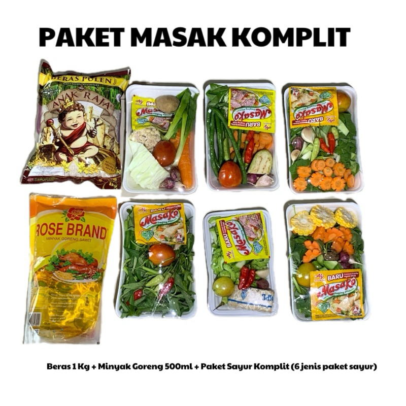 

[ANAK TANI] PAKET MASAK KOMPLIT BERAS MINYAK GORENG DAN PAKET SAYUR SEGAR SIAP KIRIM INSTANT AREA SEMARANG