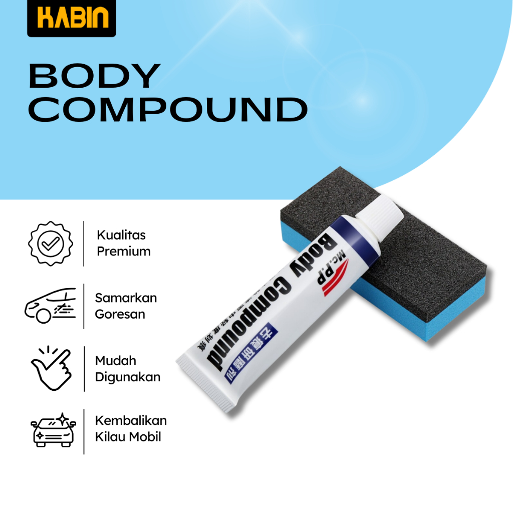 Penghilang Baret Dan Lecet Mobil Motor Coumpond Kompon Instant Sparkling Wax Car