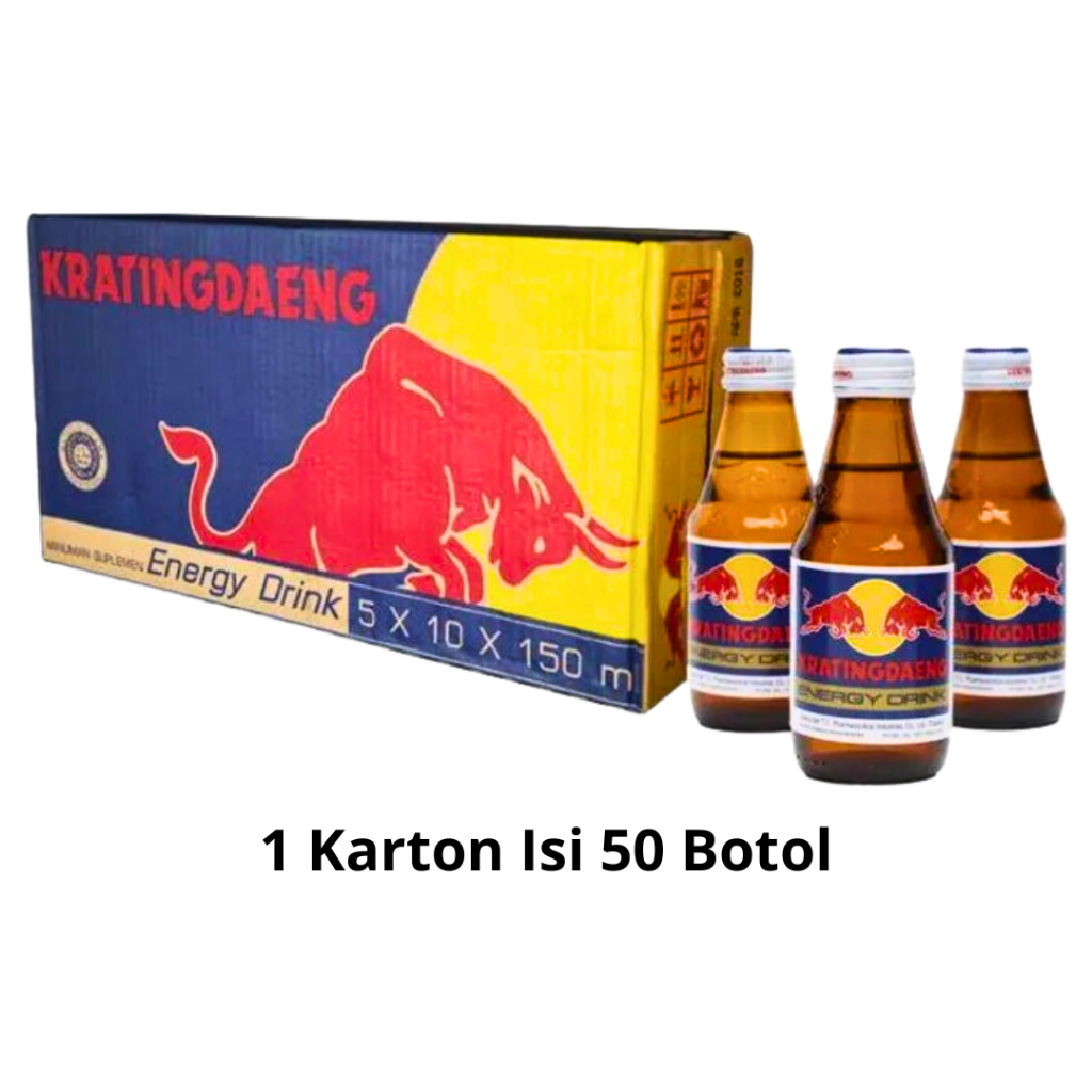 

Kratingdaeng 1 Dus Isi 50 Botol 150ml Minuman Energi