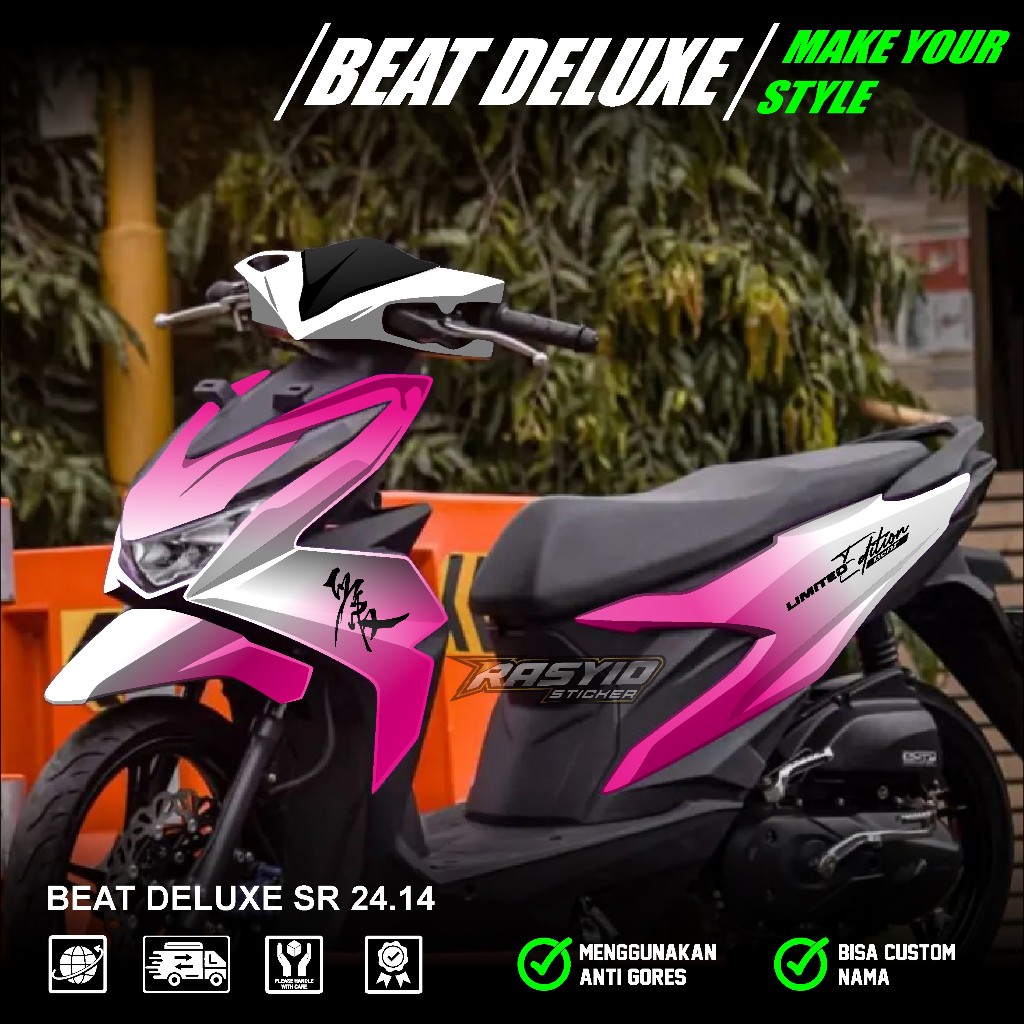 COD Sticker Decal Full Body Honda Beat Deluxe Beat street 2020 2021 2022 2023 Sticker Full Body Beat