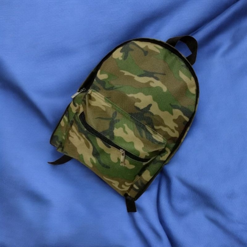 Tas loreng anak2 TK/SD Bahan Dinir Combinasi Codura / Backpack Anak Sekolah Tk