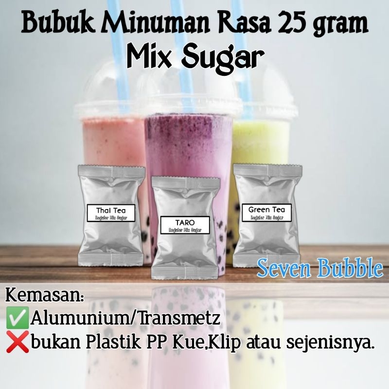 

BUBUK MINUMAN RASA 25GR BUBUK MINUMAN ANEKA RASA KEKINIAN BUBUK MINUMAN BOBA 25 GRAM