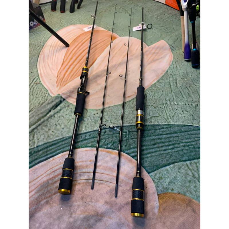 joran zorro strike solid carbon 6-12Lb panjang 180cm fuji ring