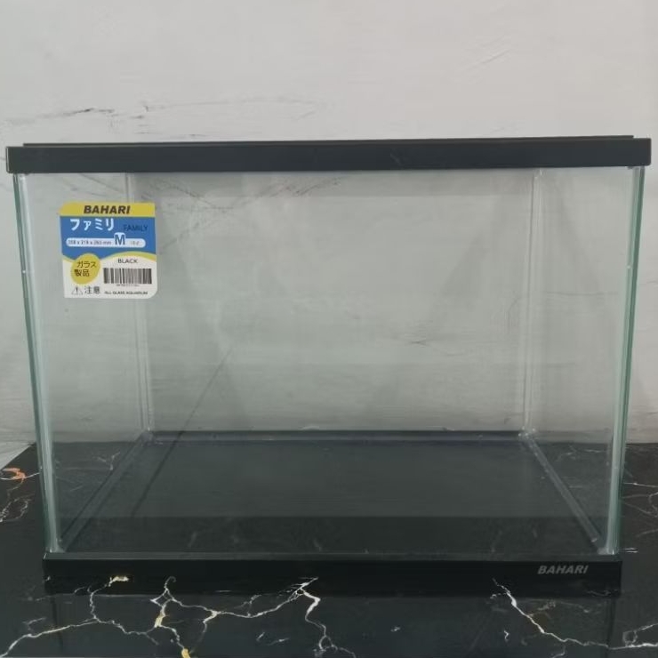 Aquarium Bahari Size M Warna Hitam Biru Putih