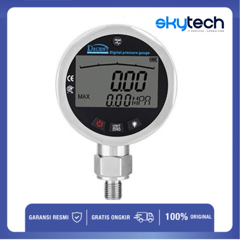 Digital Pressure Gauge 600 Bar Hydraulic Test Pressure Gauge