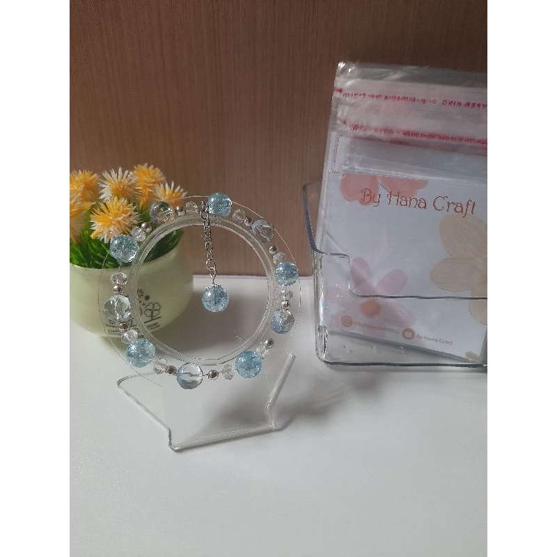 Gelang gelang manik giok kaca