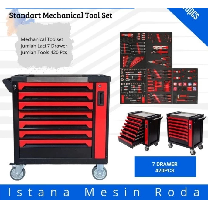 Lemari Kunci Tool box /Alat perkakas Bengkel/Tool kit set/toolset rak