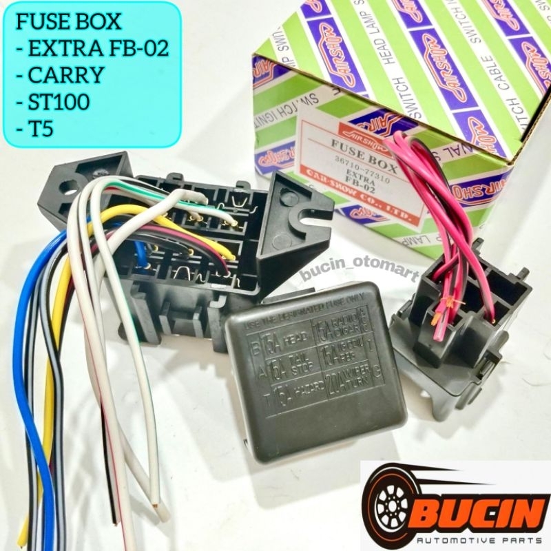Fuse Box / Rumah Sekring Sikring Mobil Suzuki Carry Extra 1.0 / Extra FB-02 / ST100 / T5