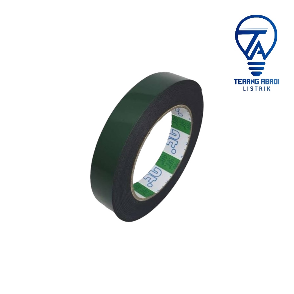 

ISOLASI DOBEL TAPE SPON HIJAU 7 Yrd/slop (10pcs)