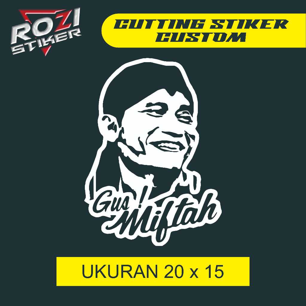 

STIKER CUTTING GUS MIFTAH