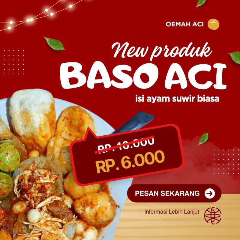 

Baso aci ayam suwir murah